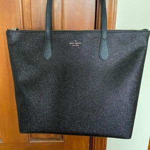 Kate Spade Joeley Glitter Penny Large Zip Top Tote